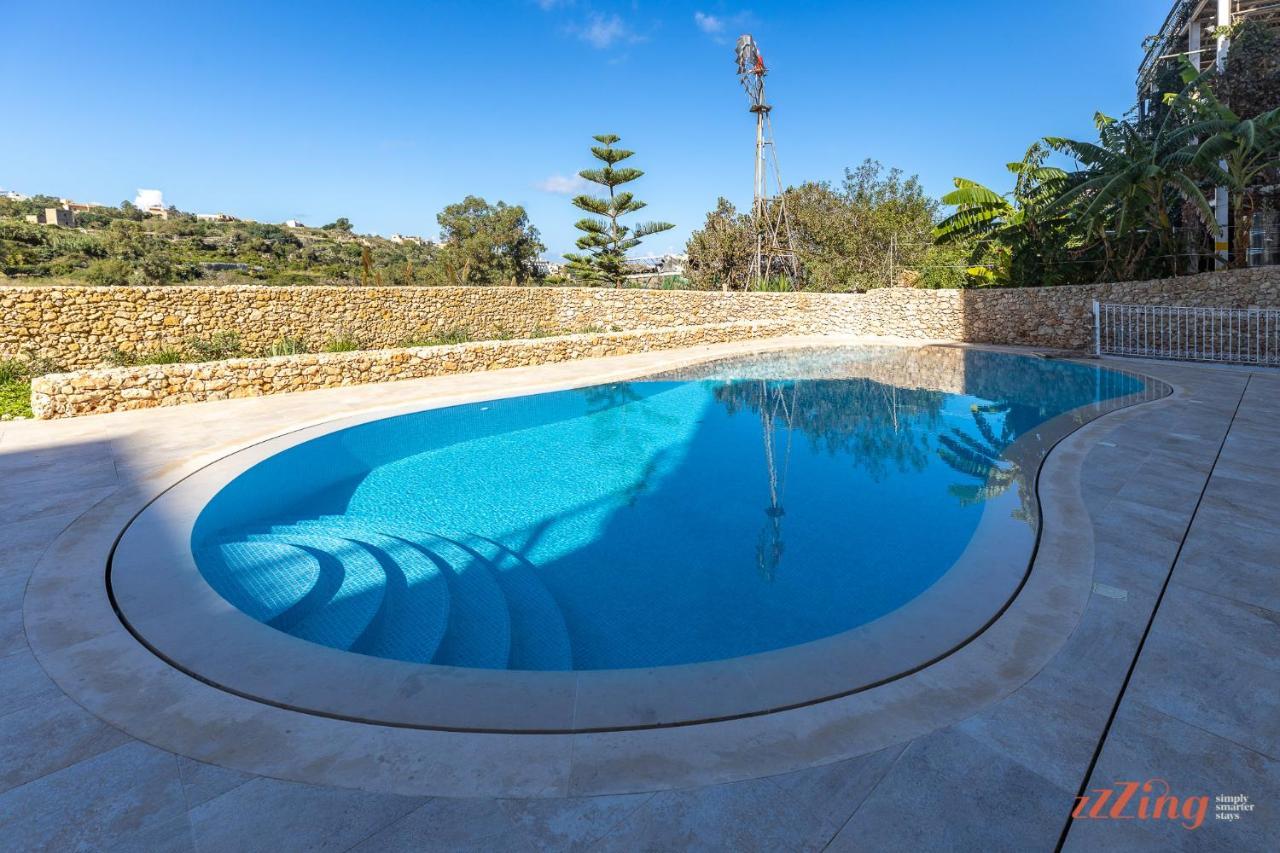 Gozo - Apartment With Stunning Views & Shared Pool Xagħra エクステリア 写真